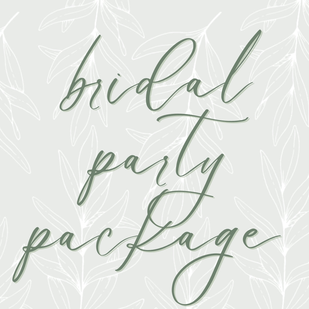 bridal party earring package