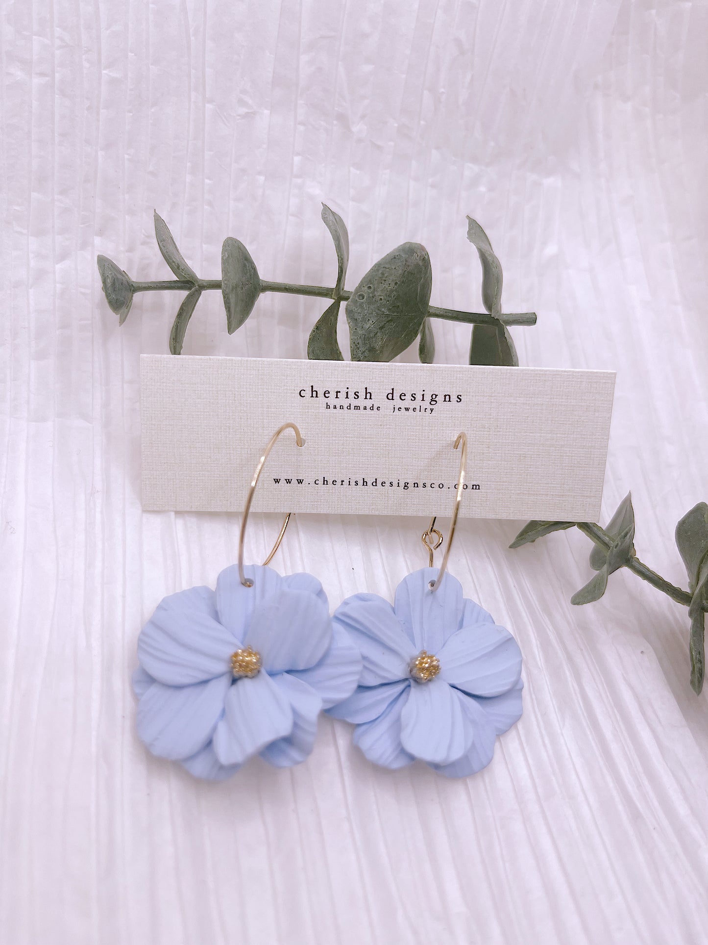 cosmos - floral earrings